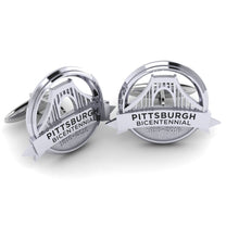 Load image into Gallery viewer, Pittsburgh Bicentennial Cuff Links
