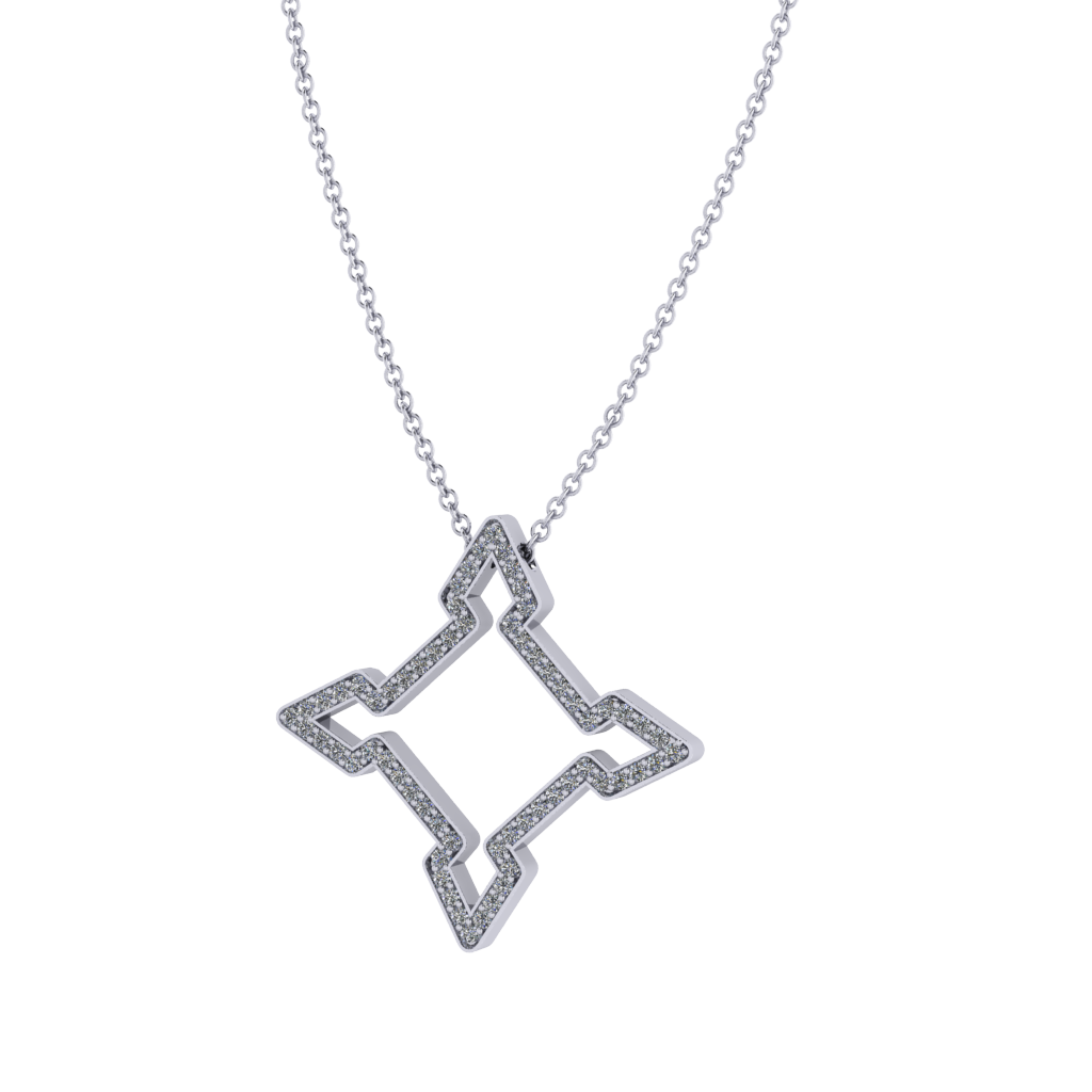 The Diamond Fortress Pendant