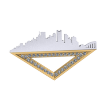 Load image into Gallery viewer, The  Pittsburgh Pin with Diamonds